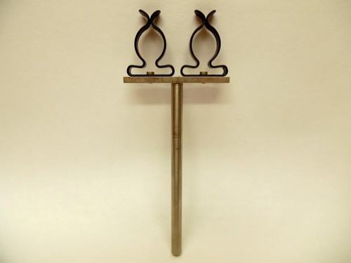 Laboratory retort stand double - laboratory,