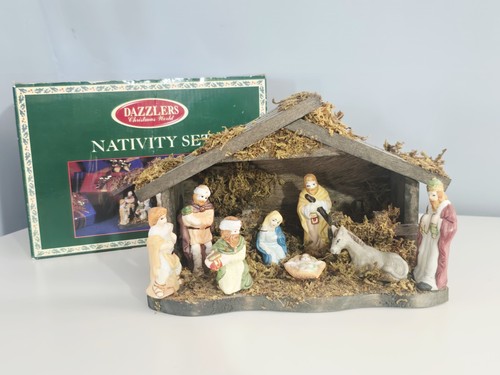 Vintage dazzlers nativity set - nativity,