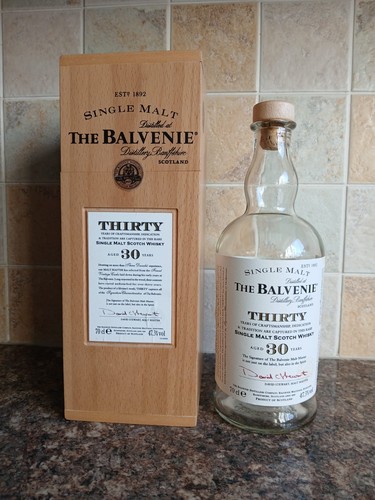 Rare empty whisky bottle - whisky,