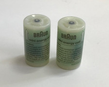 2x 12.5ml  Braun CTS1 Mini Energy Cells Type for use with C85S HS3 & GCS5, 6, 70