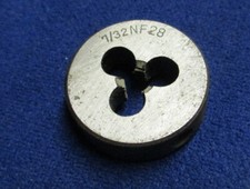 UNF Die Thread Cutting Carbon Steel 1/8" - 5/32" Fixed Die 25mm Outside Diameter
