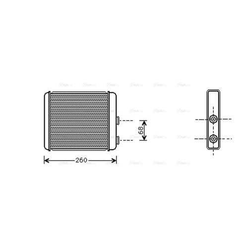 Heat exchanger for vauxhall - heat,