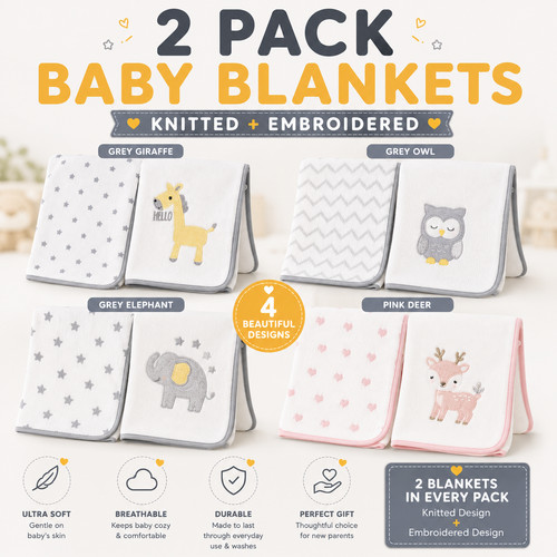 Pack baby blankets 100 - baby,