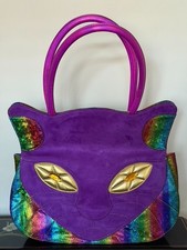 Irregular Choice Feline Good Multi Colour Cat Rainbow Bag NWT RRP£85
