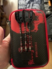 Harrows Ryan Searle series 2 24g 90% tungsten darts with Ryan Searle cas 