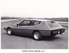 LOTUS ELITE SERIES 2.2, REAR SIDE VIEW, PERIOD PHOTOGRAPH.