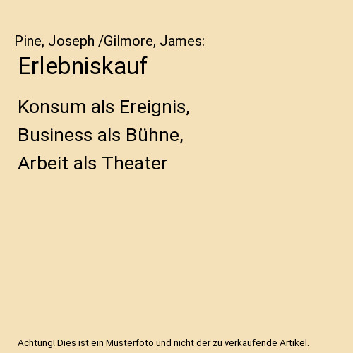 Erlebniskauf konsum als - erlebniskauf:,