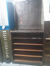 Antique Japanese Tansu Traveling Storage Display 5 Shelves Cabinet