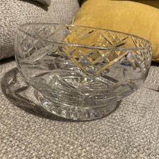 Vintage Tudor Crystal Hand Cut