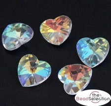 10 PENDANT HEART FACETED CUT