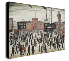 Going To Work by L.S. Lowry -