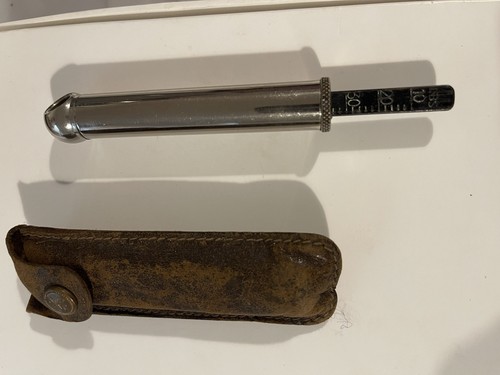 Vintage car tyre pressure - car,