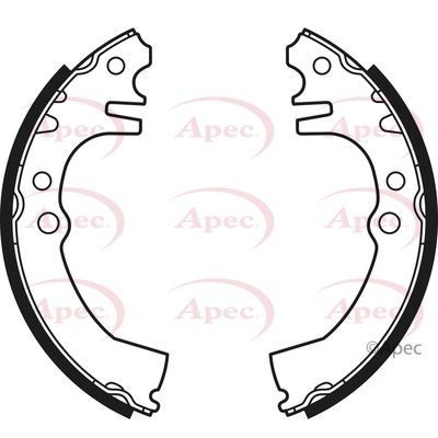 Apec rear brake - brake, shoe