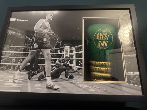 Tyson fury signed boxing - fury,