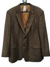 Douglas Brown Wool Silk Jacket Size 48R