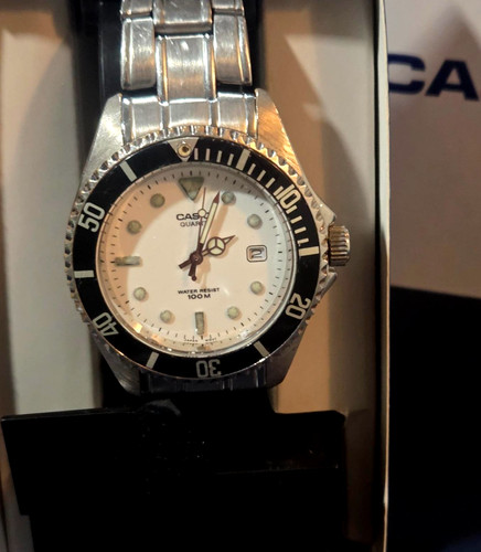 Casio mtd 1010 white dial - 1010,