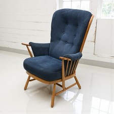 Ercol Evergreen Tall Easy Chair Armchair Light Finish #1913 FREE UK Delivery*