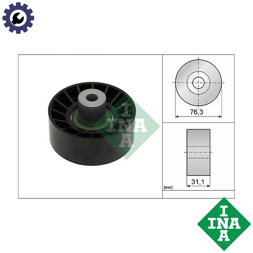 Deflectionguide pulley vribbed - deflectionguide,