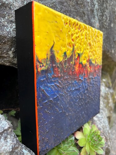 Encaustic painting modern - encaustic, painting,
