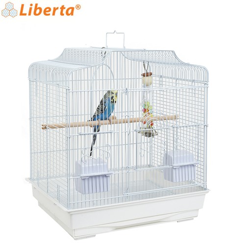 Liberta white siam metal - white, cage