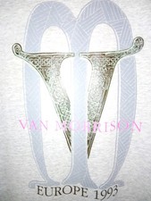 Van Morrison Europe 1993 Tour T- Shirt Medium Double Sided