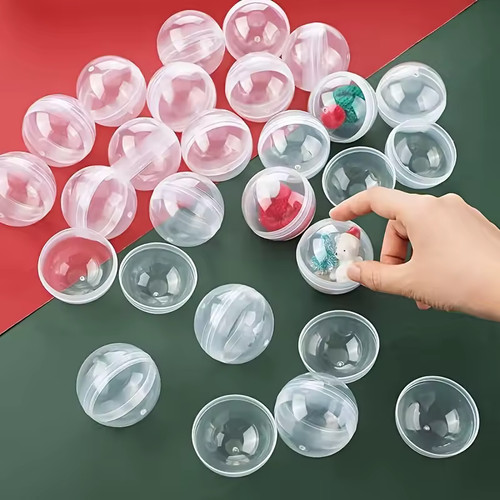 100pcs clear round gumball - 100pcs,