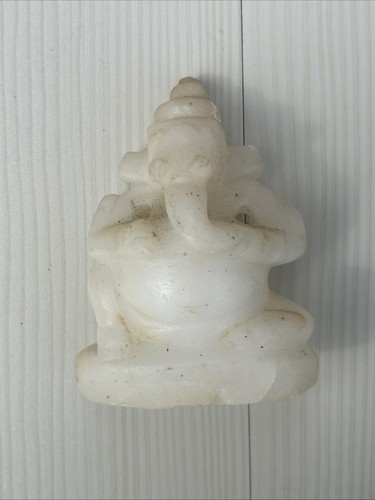Hand carved white stone - hand-carved,