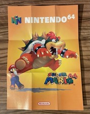 N64 Mini Promo Poster Super Mario Nintendo 64 N64 Game Boy P(NAL)DMG-AUS-5