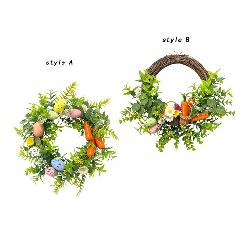 Artificial easter egg - easter, wreath