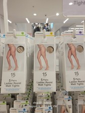 Primark Caramel 5 Pair Matt