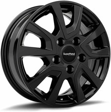 Alloy Wheels 15" SuperMetal Vault Black Gloss For Citroen Relay [Mk3] 07-22
