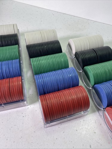 Clear acrylic poker chip - clear,