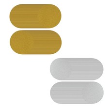 100x Button  Blank Paper Round