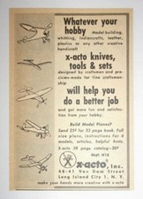 1954 X-Acto Knives, Tools &
