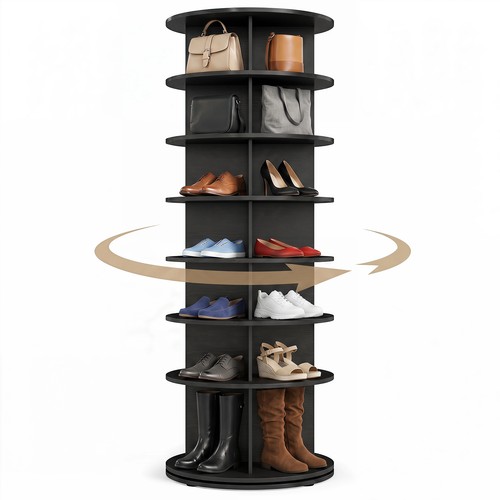 Tier rotating shoe rack - 7-tier,