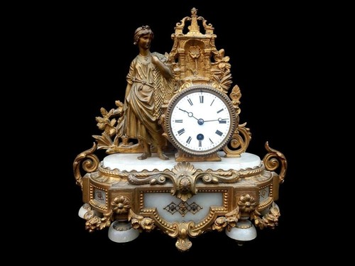 Antique clock french - antique,