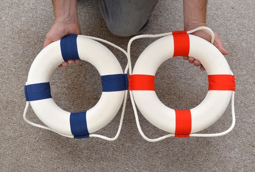 Pair new red blue cm - of,