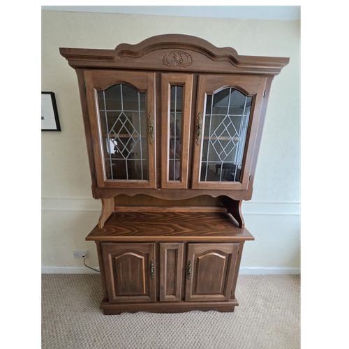 Solid oak welsh dresser - oak,