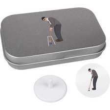 'Man Playing Croquet' Golf