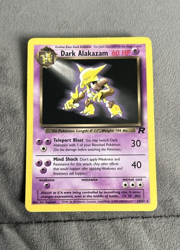 Dark alakazam team - alakazam, 18/82