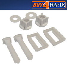 2pcs Plastic Toilet Seat Screw Fixing Kit Repair Parts Hinges