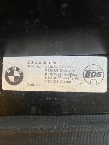 Bmw black roller blind - bmw,