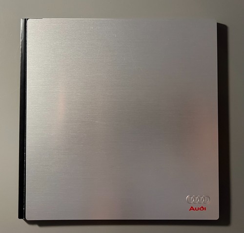 Audi metal bound book - metal,