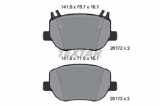 Textar Rear Brake Pads Set For