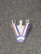 WWII V for Victory Pin Marked