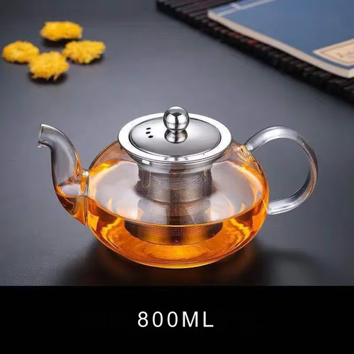 Multi size glass teapot with - teapot,