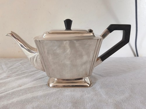 Vintage silver plated teapot - vintage,
