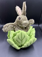 The Puppet Company Large Rabbit In Lettuce Hand Puppet Soft Toy