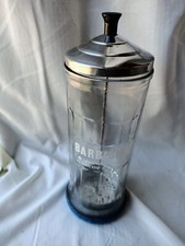 Barbicide Disinfecting Jar, please note rubber on the outer base is perished
