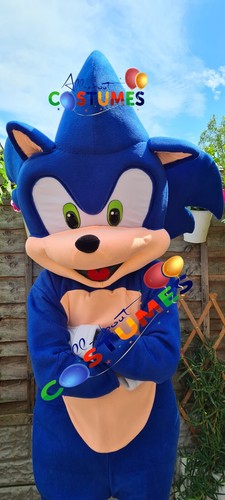 Sonic lookalike costume mascot - sonic,